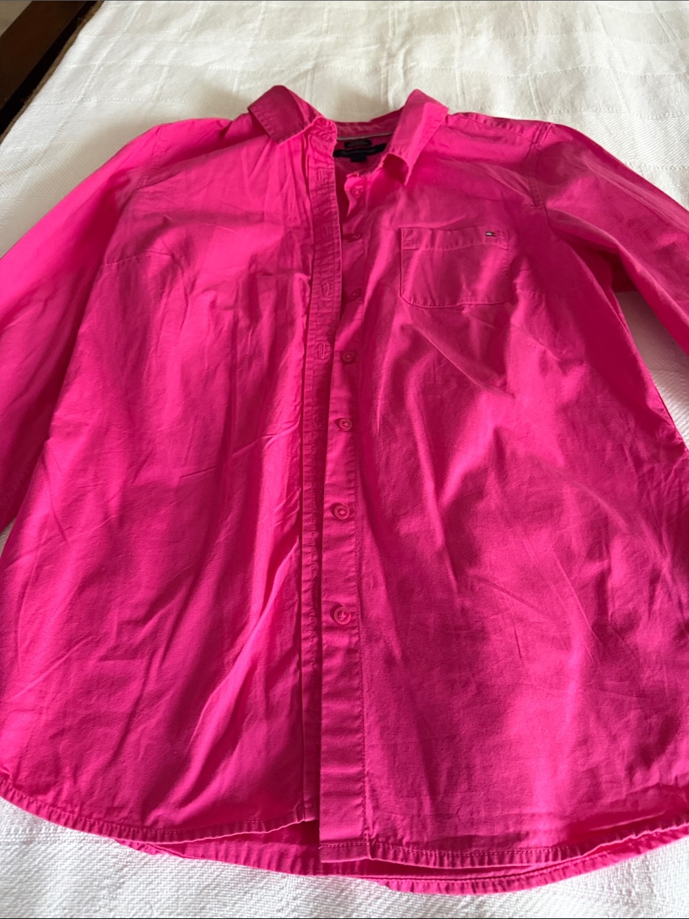 Tommy Hilfiger Hot Pink Button-Down Shirt